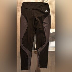 Women’s Adidas Black and Grey 7/8 Leggings